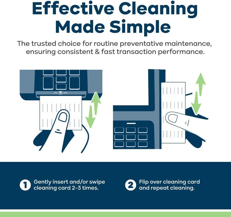 Waffletechnology KICTeam - ® Cleaning Cards for Card Reader Payment Machines (10 Cards) - Presaturated with MiracleMagic® - Image 4